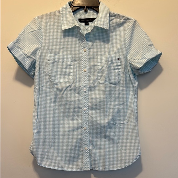 Tommy Hilfiger Tops - Tommy Hilfiger Blue Casual Button Down Shirt